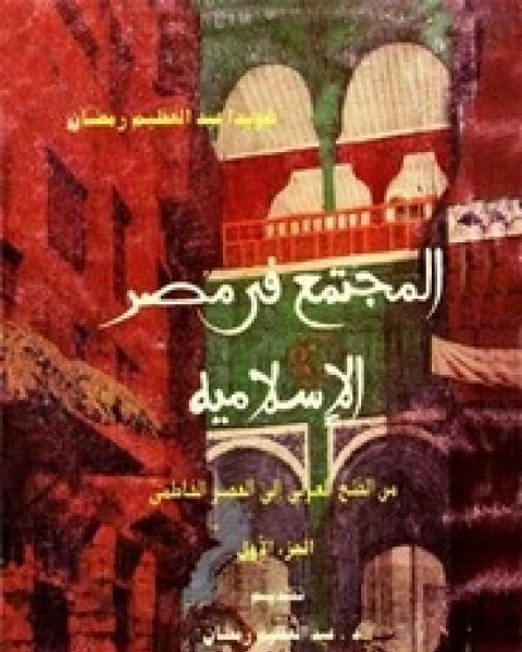 المجتمع في مصر الإسلامية من الفتح العربي إلي العصر الفاطمي - الجزء الثاني