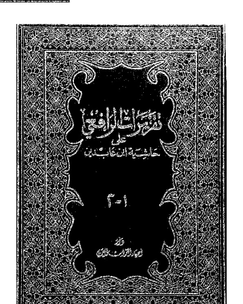 تقريرات الرافعى: على حاشية بن عابدين - الجزء الأول