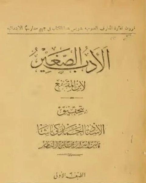 الأدب الصغير