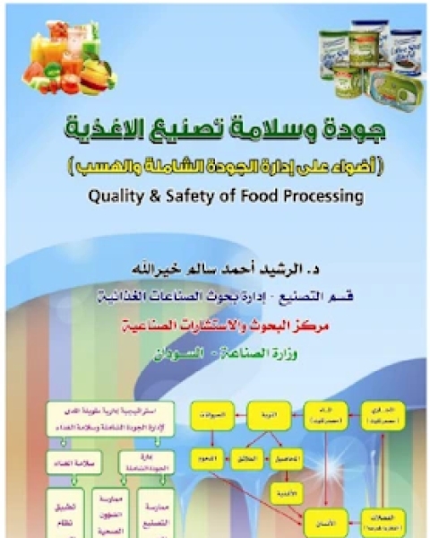 جودة وسلامة تصنیع الاغذیة (أضواء على إدارة الجودة الشاملة والھسب)