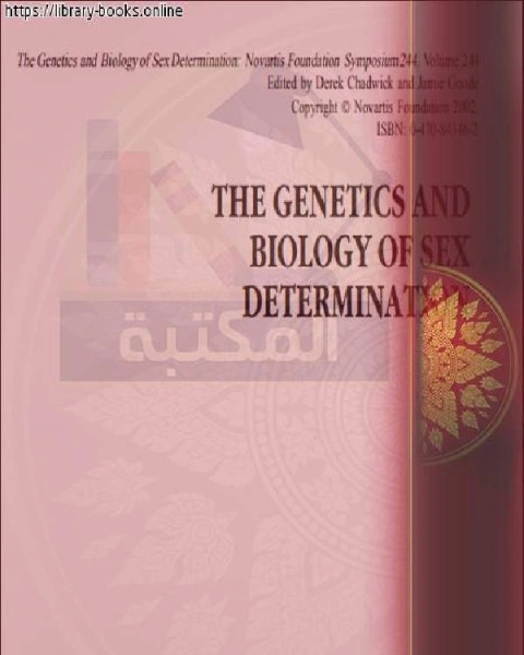 The Genetics and Biology of Sex Determination-J. Wiley