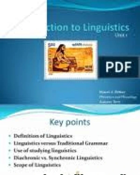 Introduction to Linguistics Tony Bittner