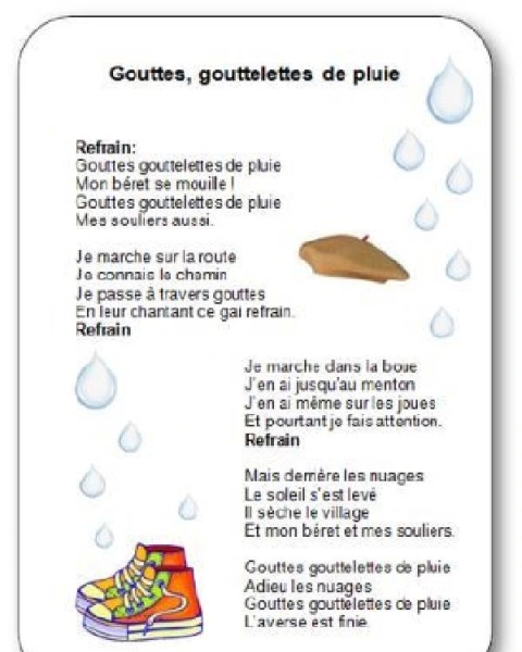 Gouttes gouttelettes de pluie